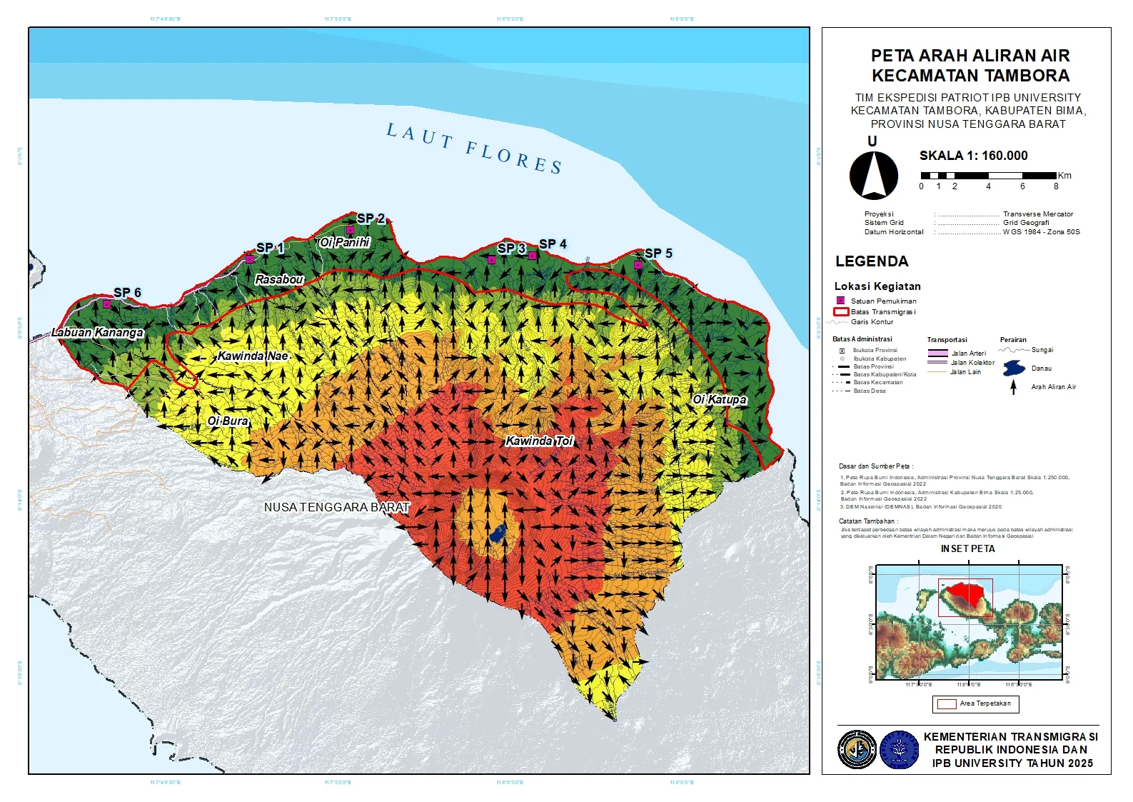 Peta Arah Aliran Air